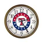 New Clock w/ Texas Rangers MLB Team Logo