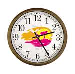 New Clock w/ Tropical Island Logo