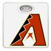 White Finish Dial Scale Round Toilet Seat w/Arizona Diamondbacks MLB Logo