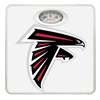 White Finish Dial Scale Round Toilet Seat w/Atlanta Falcons NFL Logo