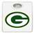 White Finish Dial Scale Round Toilet Seat w/Green Bay Packers NFL Logo