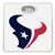 White Finish Dial Scale Round Toilet Seat w/Houston Texans NFL Logo
