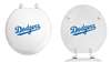 White Finish Round Toilet Seat w/Los Angeles Dodgers MLB Logo