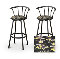 barstools black backrest back rest bar stools stool swivels foot rest ring cushion seat cave man chair chairs diner metal dining finish pad padded pub pubstools restaurant