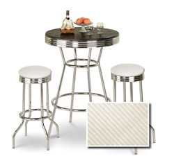 barstools chrome table black white round bar stools stool swivels foot rest ring cushion seat cave man chair chairs diner metal dining finish pad padded pub pubstools restaurant
