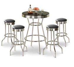 black glitter sparkle barstools chrome table black white round bar stools stool swivels foot rest ring cushion seat cave man chair chairs diner metal dining finish pad padded pub pubstools restaurant