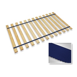 Dark Blue Strap Full Size Bed Slats Support / Bunkie Board