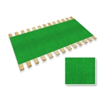Green Burlap Strap Full Size Bed Slats Support / Bunkie Board