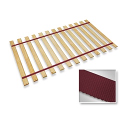 Maroon Strap Full Size Bed Slats Support / Bunkie Board