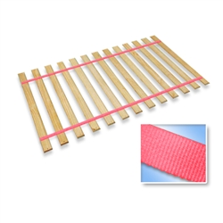 Neon Hot Pink Strap Full Size Bed Slats Support / Bunkie Board