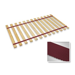 Maroon Strap Twin Size Bed Slats Support / Bunkie Board