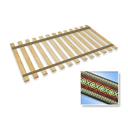 Twin Size Attached Bed Slats - Bunkie Boards (Southwest Straps)