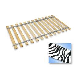 Twin Size Attached Bed Slats - Bunkie Boards (Zebra Straps)