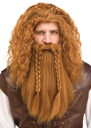 Viking Wig & Beard  | Costume Wigs