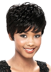 Short Gray Synthetic Wigs