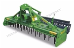 Valentini PR2500, 8'-5" Power Harrow & Mesh Roller
