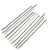 CZECH-JAPANESE GLASS SEED BEAD 32 ROW RASTA COLOR BRACELET