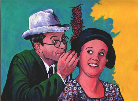 Fibber McGee and Molly #3 [Oil Painting]