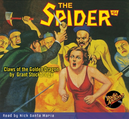 The Spider Audiobook - # 64 Claws of the Golden Dragon