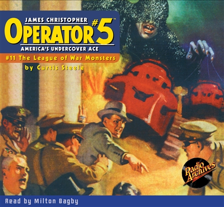 Operator #5 Audiobook - #11 The League of War Monsters