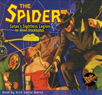 Spider Audiobook # 35 Satans Sightless Legion - 5 hours [Download] #RA603D