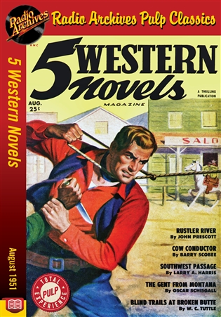 5 Western Novels eBook August 1951