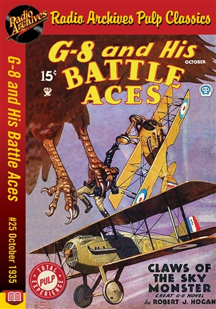 G-8 and His Battle Aces eBook #25 October 1935 Claws of the Sky Monster