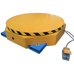 500233: Motorized Rotary Turntable for pallet stretch wrap