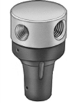 Safety Air Regulator, Limiting to 80 PSI, Non-Adjustable, Tamper Resistant, 1/8 NPT