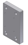 Adapter Plate - From Superchuck Model BH with 1.75" square to PIO/W50