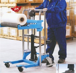 Roll Lifter, 880 Pound Capacity, 47" Max. Height, 25" Dia. x 22" Wide Max Roll