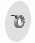 Guide Flange - Adjustable and Removable - 3" ID x 1/4" Thick x 12" diameter Lexan