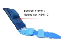 Surfer Bather Backrest Frame & Netting Set