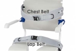 Four inch Padded chest belt for Aquatec Ergo Shower Chair