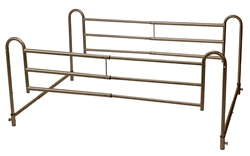 Tool-Free Adjustable Length Home-Style Bed Rail