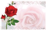 Red rose (Pack of 50 enclosure cards)