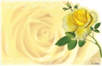 Yellow rose (Pack of 50 enclosure cards)
