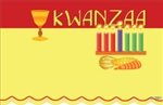Kwanzaa red & yellow motif (Pack of 50 enclosure cards)
