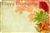 "Happy Thanksgiving" fall leaves (Pack of 50 enclosure cards)