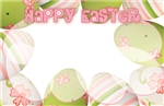 "Happy Easter" : Painted Eggs (Pack of 50 enclosure cards)