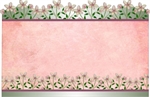 Flower border top/bottom (Pack of 50 enclosure cards)
