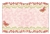 Floral theme butterflies in corners (Pack of 50 enclosure cards)