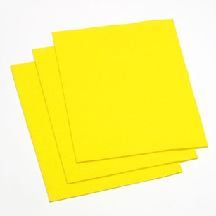 Felt Square 9"x12" - Yellow (Pkg of 25)