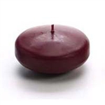 3" Floating Candle - Dark Red
