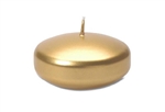 3" Floating Candle - Metallic Gold