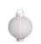 Battery Operated Paper Lantern 8" (White)