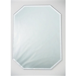 Mirror Placemat - Octagon with Beveled Edge - 12 x 18 inches