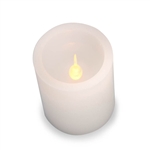 LED Pillar Candle ,White ,6 inches - Ability to switch colors!