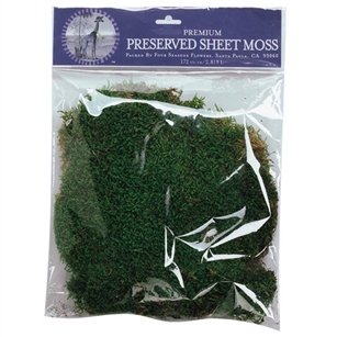 Supermoss, Preserved Sheet Moss, 2oz