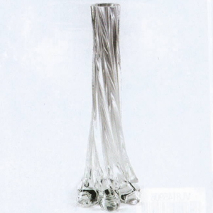 Eiffel tower vase, Twisted 7-7/8" Tall (Case of 12)